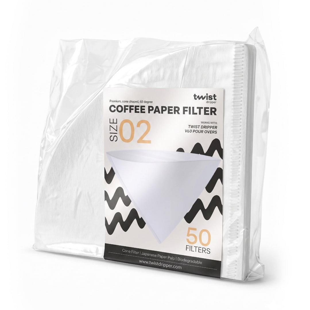 50 x Coffee Filters, V60, Size 02