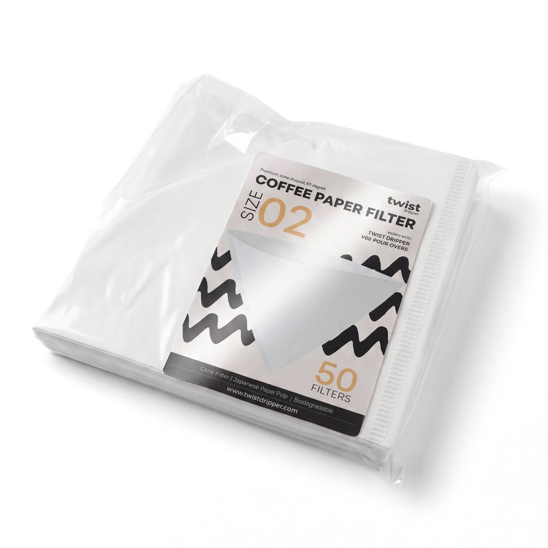 50 x Coffee Filters, V60, Size 02