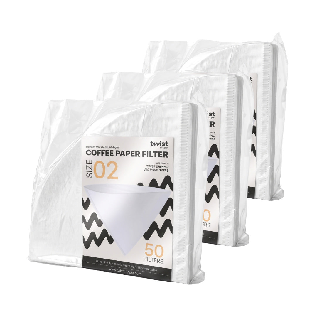 150 x Coffee Filters, v60, Size 02