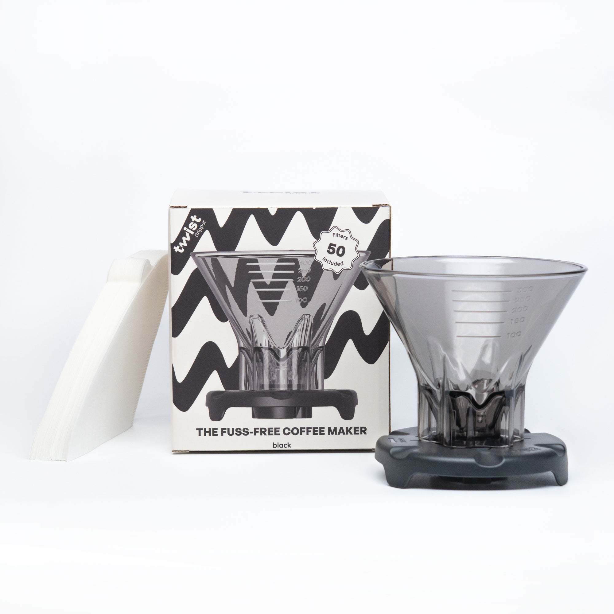 Twist Dripper Coffee Maker + 50 Filters.