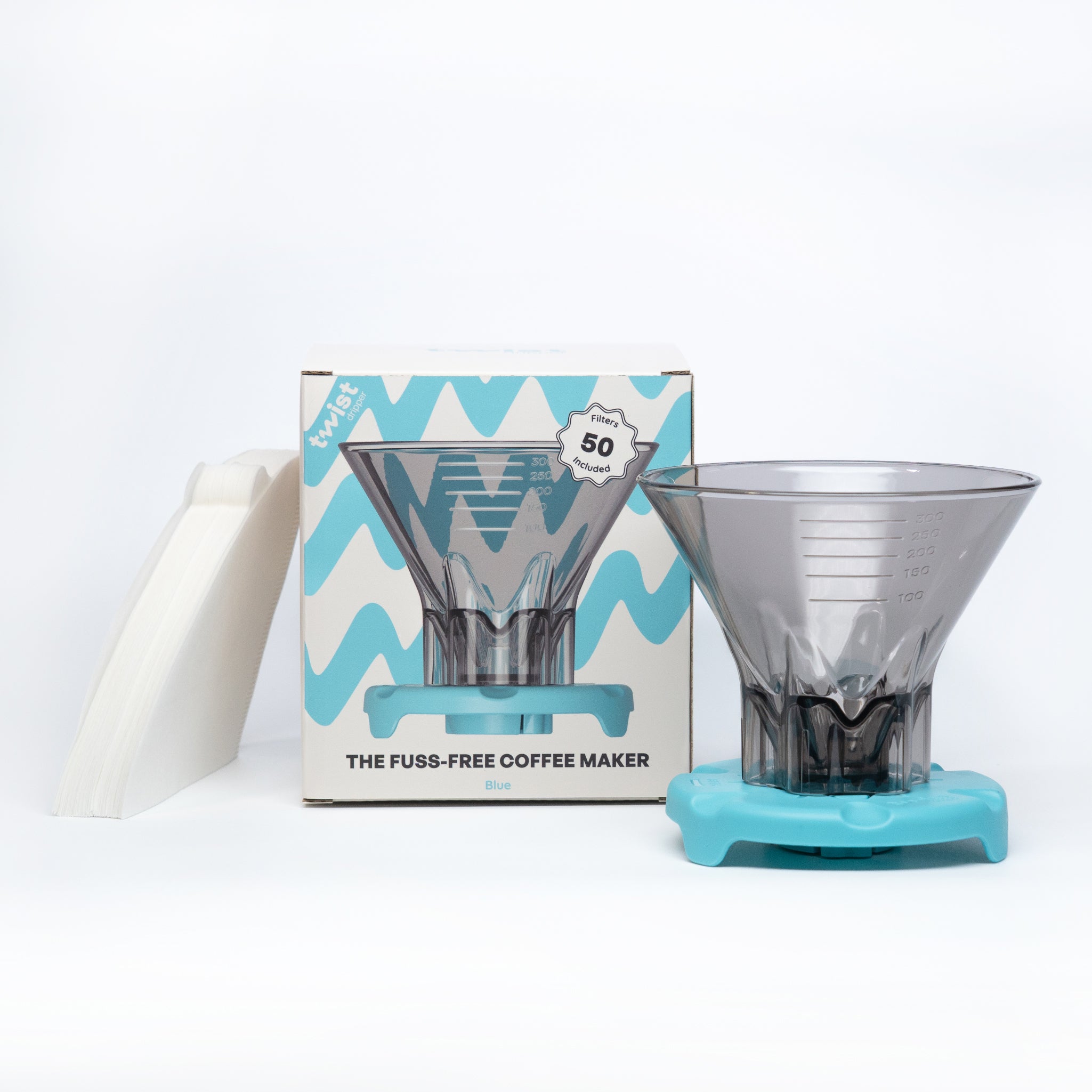 Twist Dripper Coffee Maker + 50 Filters.