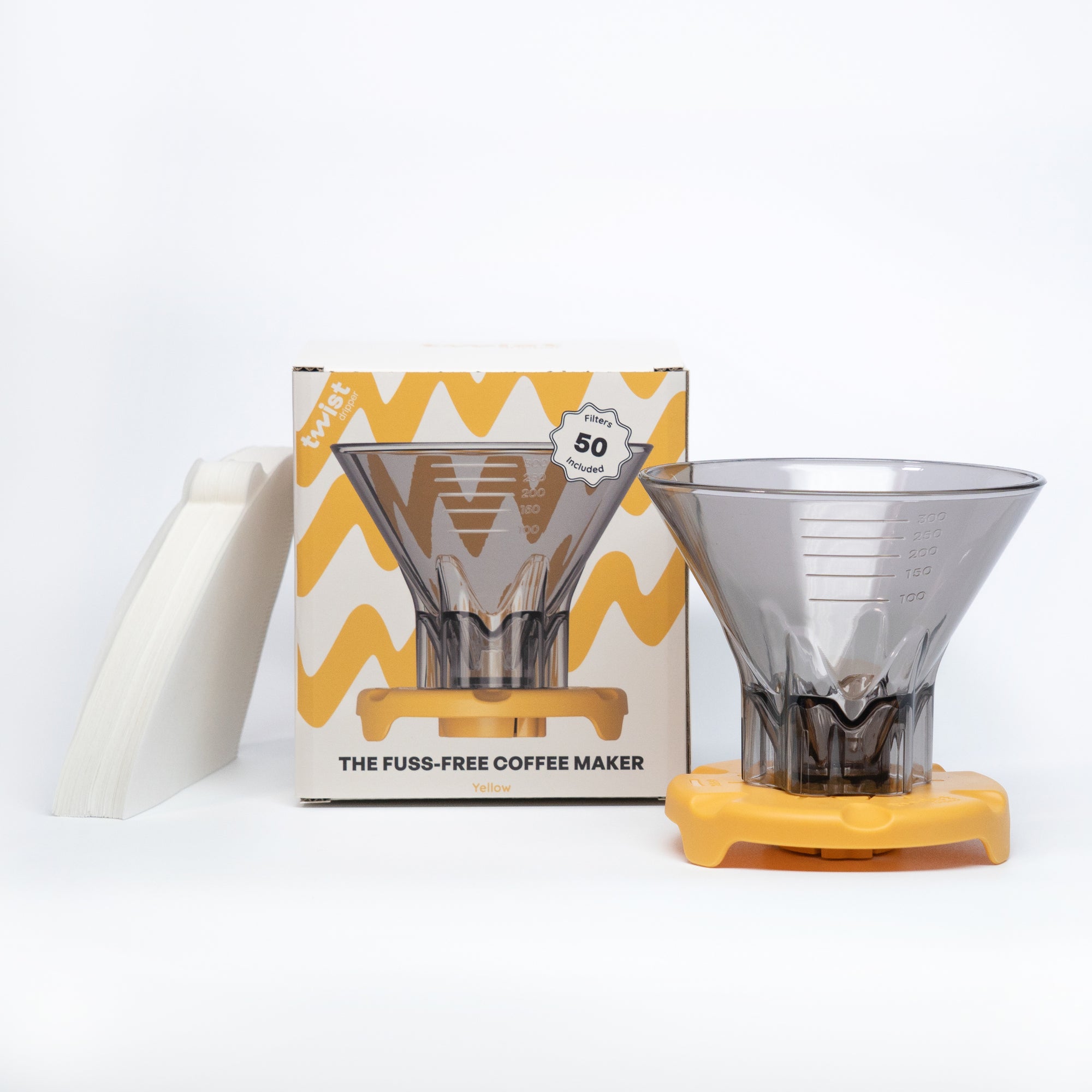 Twist Dripper Coffee Maker + 50 Filters.